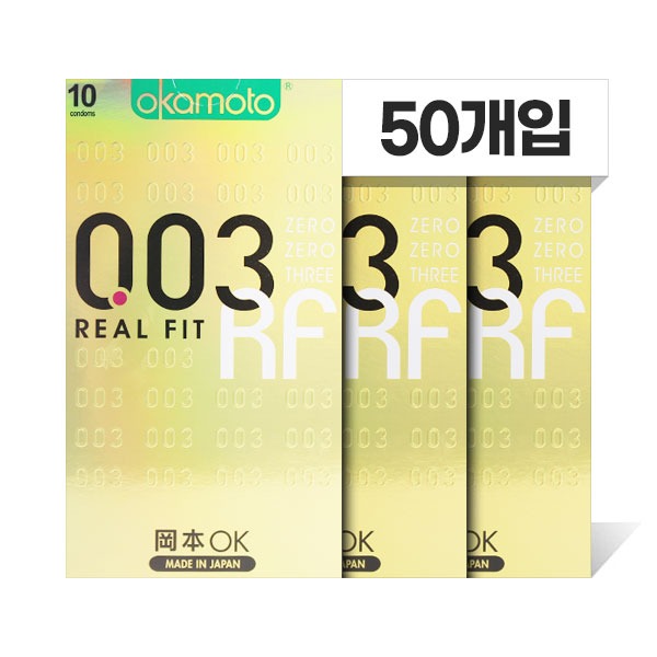 오카모토 리얼핏 RF 003 대용량 벌크 콘돔 - 초박형 50P